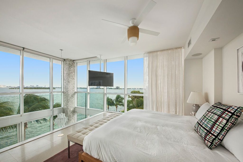 Master Bedroom - Small Place, Small Budget, Big Return- Miami Corner Duplex | Interior Designer Kevin Gray | Kevin Gray Design