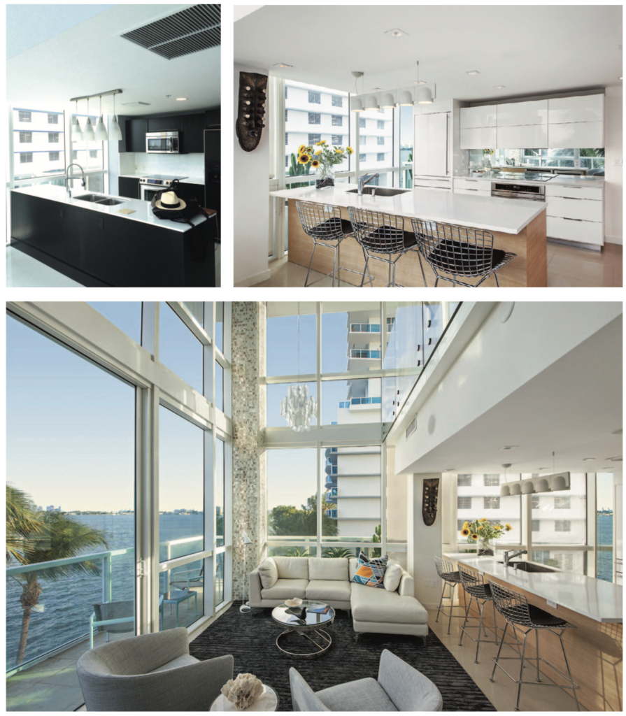 Before and After: Kevin Gray Design Transforms Miami Duplex Condo Kitchen