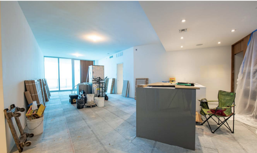 Construction | Paramount Residences Fort Lauderdale Rebuild and Redecoration by Kevin Gray Design