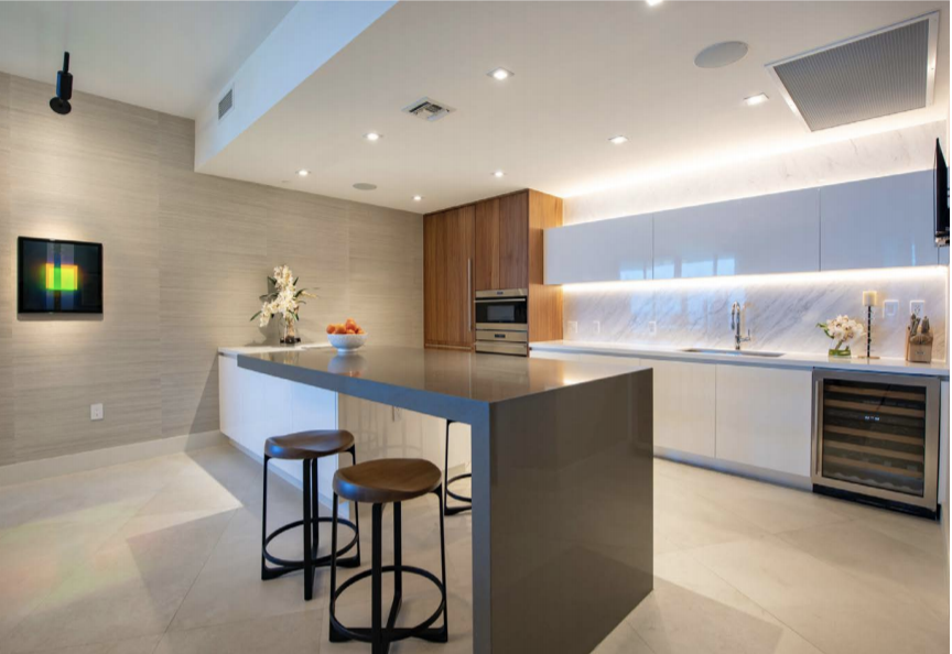 Kitchen | Paramount Residences Fort Lauderdale Rebuild and Redecoration by Kevin Gray Design