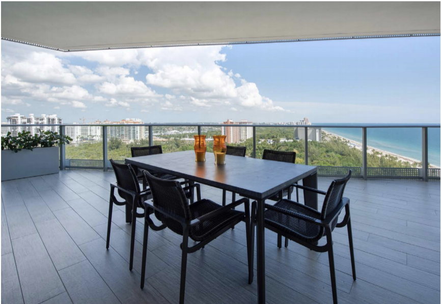 Terrace | Paramount Residences Fort Lauderdale Rebuild and Redecoration by Kevin Gray Design