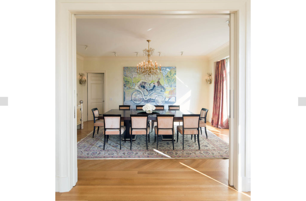 5 Central Park West, Dinning Room Design by Interior designer Kevin Gray, Kevin Gray Design, Photo by Robin Hill