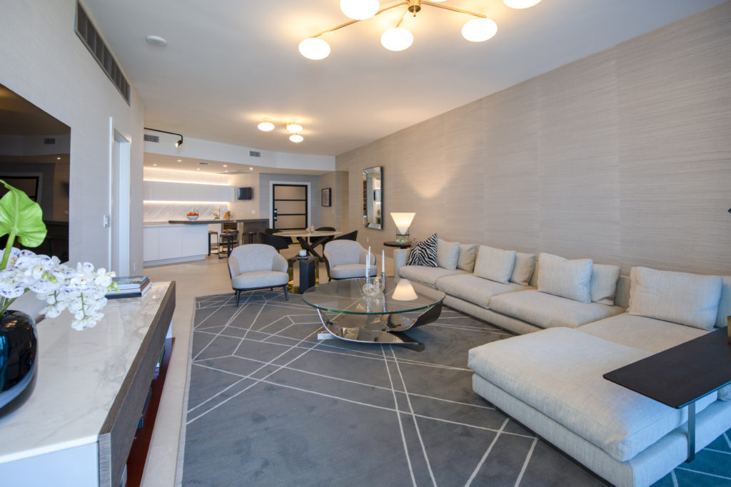 Paramount Residence Kevin Gray Custom Designed Living Room