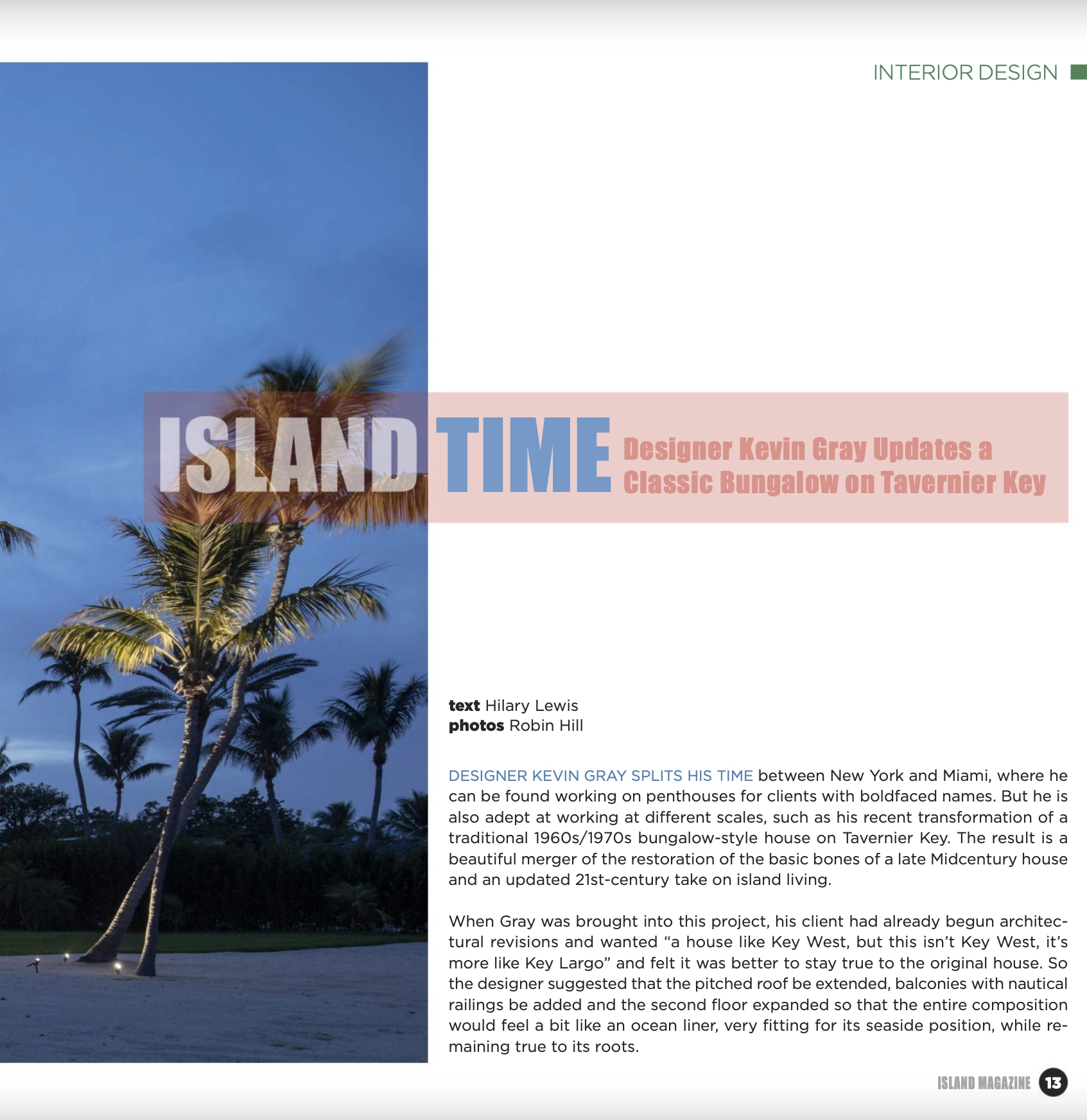 Island time Tavernier key