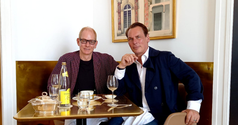 With Kevin Gray with Philippe Mevel | The Paris Flea Market
