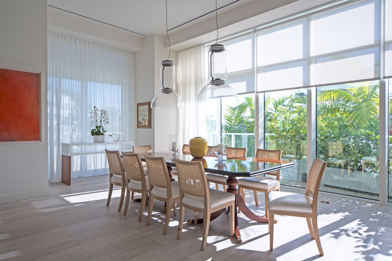Dining Room- Chic Loft Style at The Ritz-Carlton Residences in Miami Beach