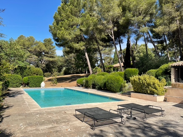 pool at Eco-Friendly, Under Ground House in Aix en Provence by Kevin Gray Design