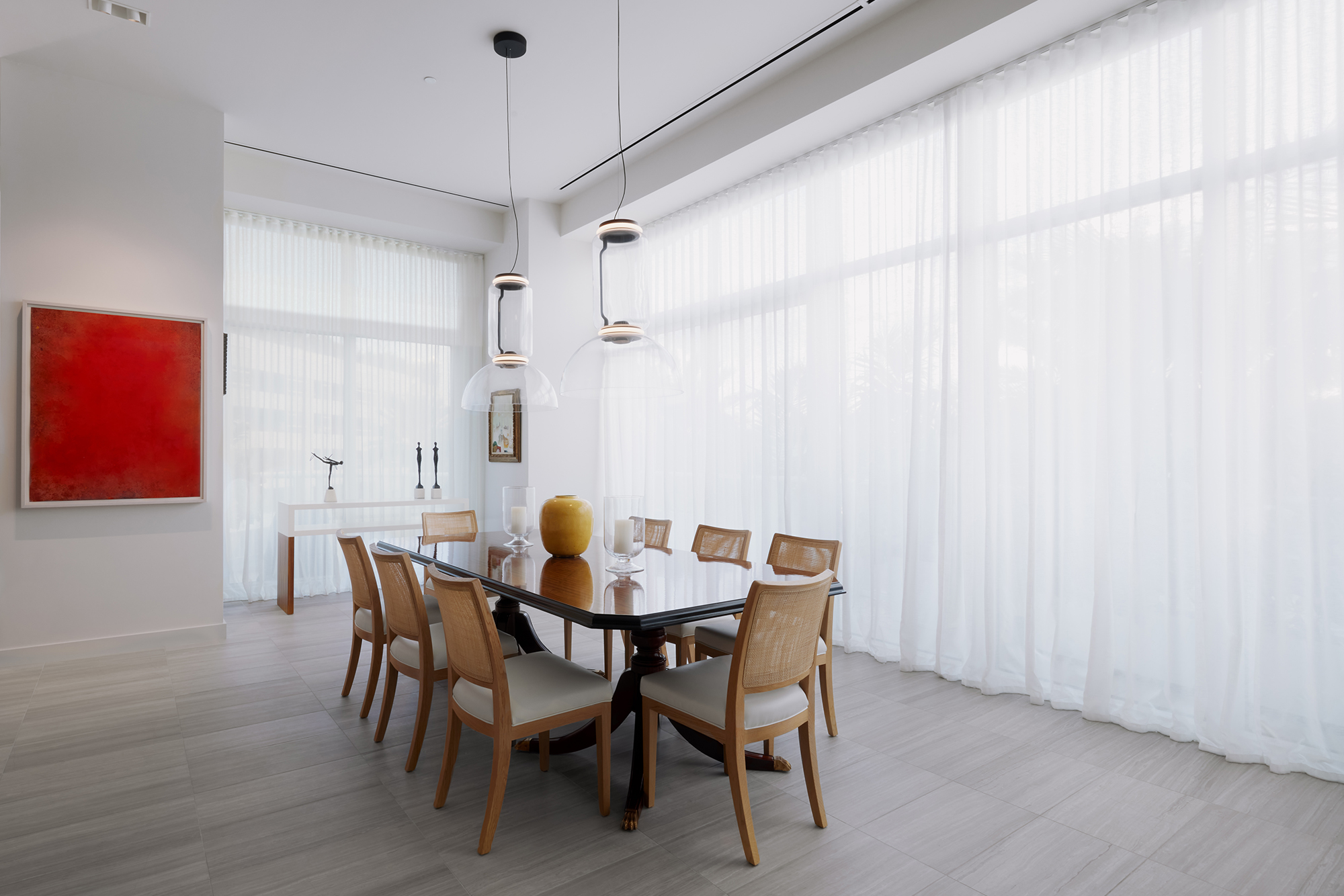 Ritz Carlton Residence Miami Dining Room by Kevin Gray