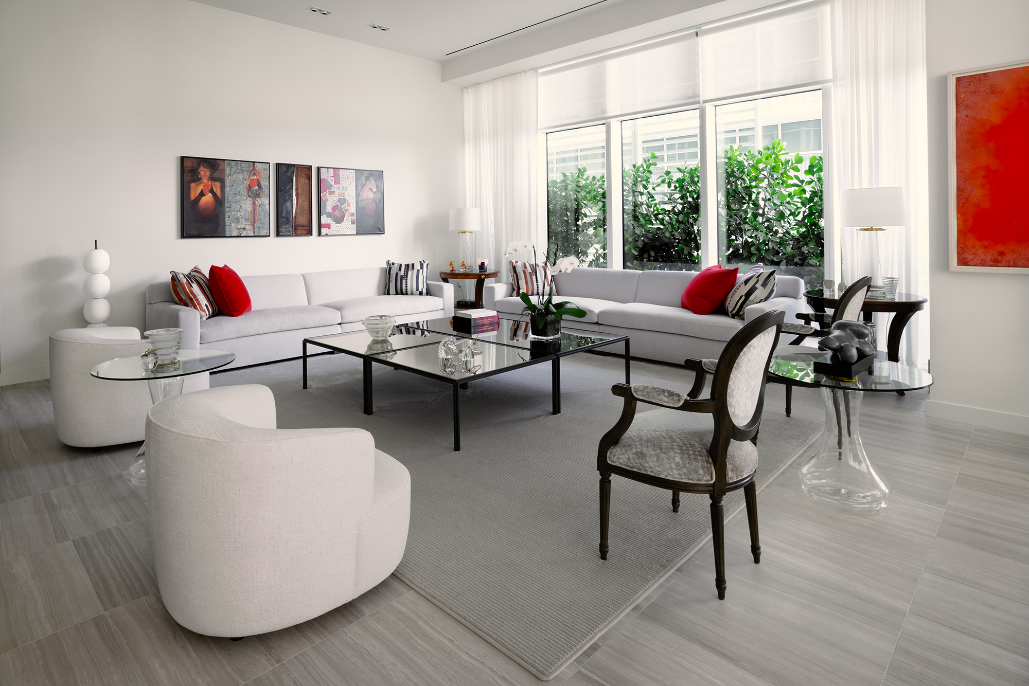 Ritz Carlton Residence Miami Living Room by Kevin Gray