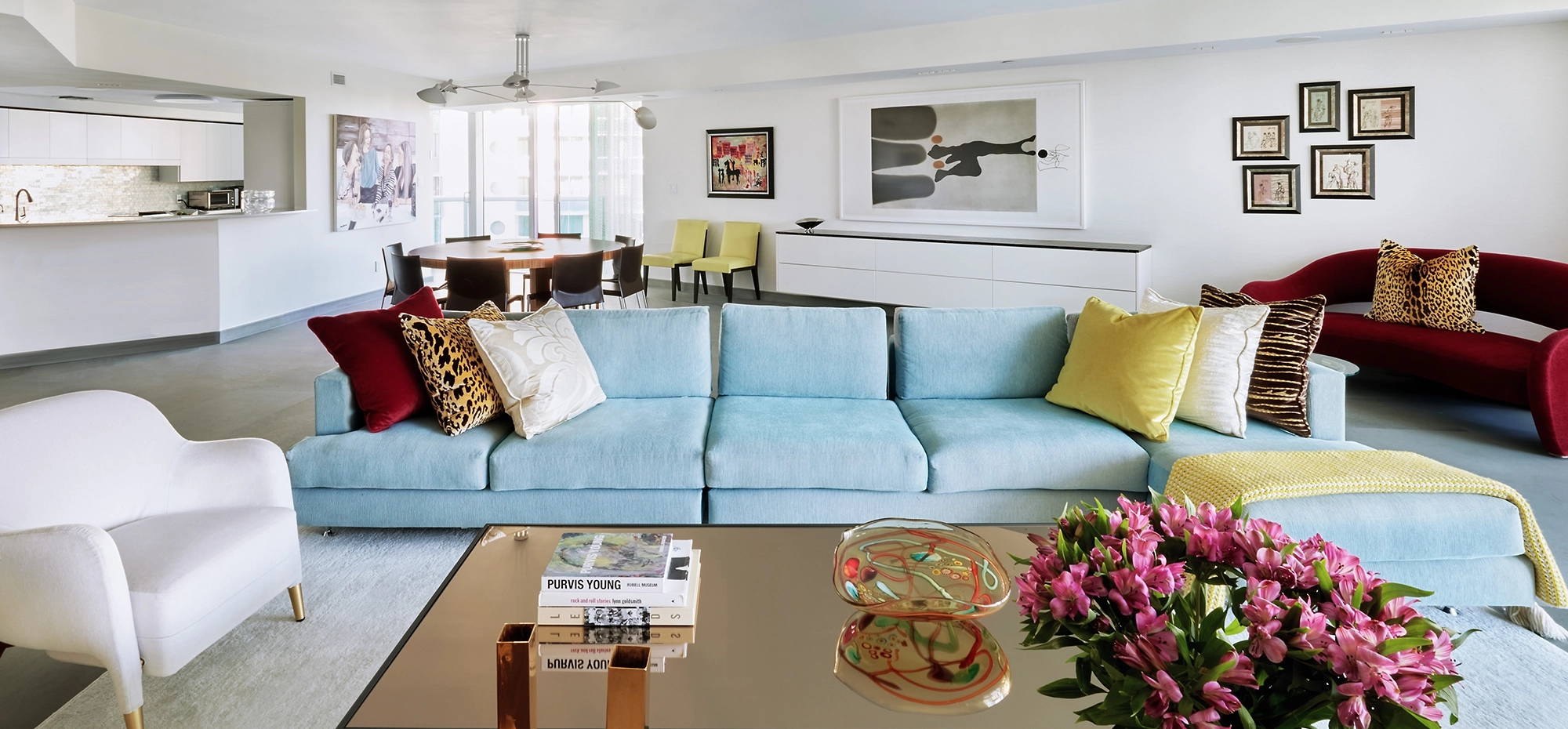 Sunny-Isles-Ocean-Views condominium Interiors designed by Kevin Gray